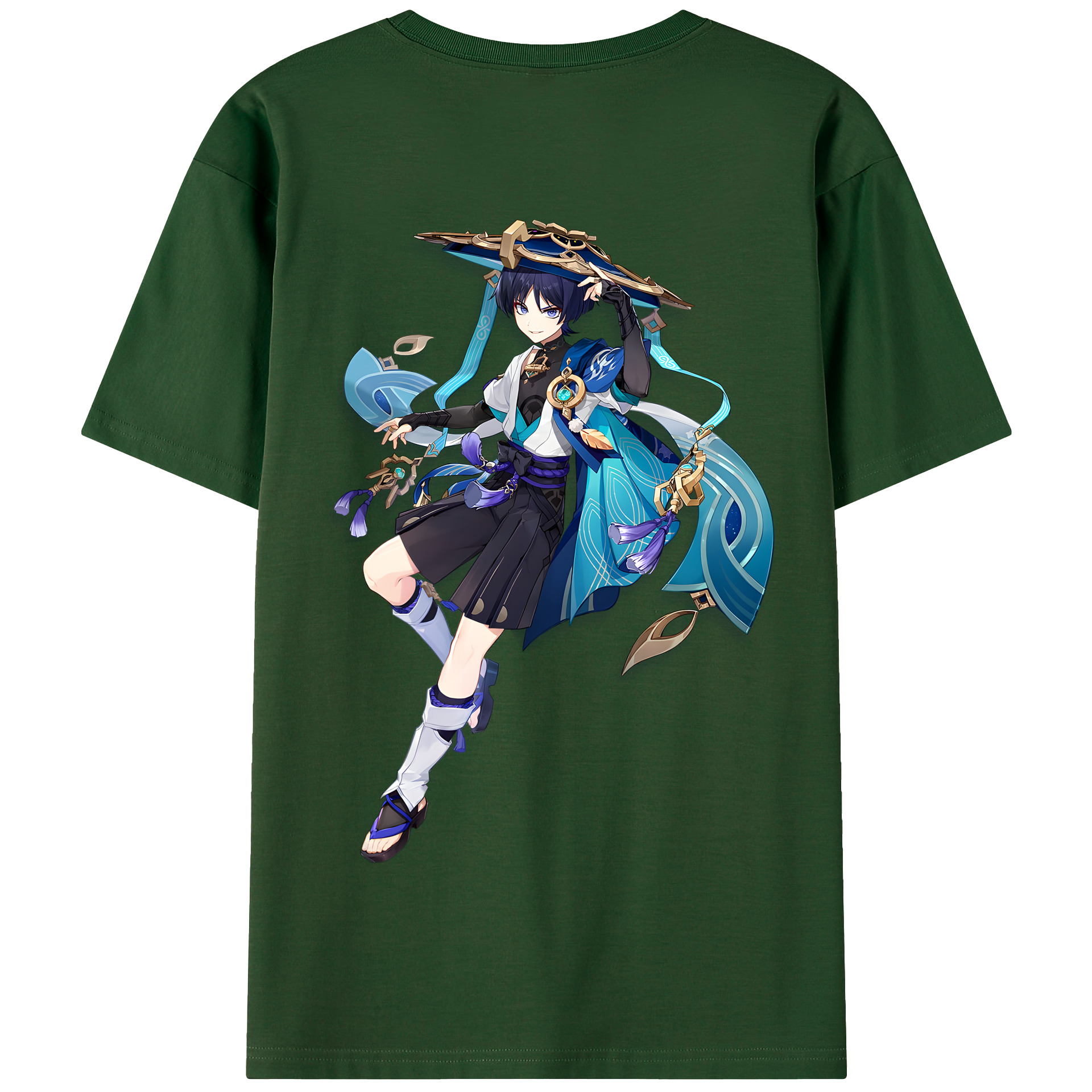 げんし神 さんペい genshin Sanpei 綿100％半袖Tシャツ（背面プリント）